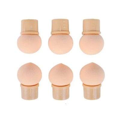 Soft, versatile foundation blending sponges for flawless skin.