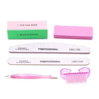 Precision manicure tools and nail files for professional and at-home use; includes nail files, buffers, cuticle pusher, and grooming tools for healthy nails.