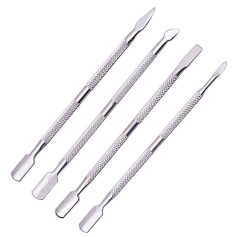 High-quality dental spatula set for precise dental procedures, featuring stainless steel tips and ergonomic textured handles for improved control and accuracy.