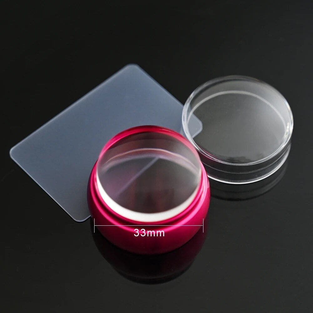 Precise 33mm Nail Drill Bit Storage Case, Portable and Durable for Nail Tech and Salon Equipment Sets.