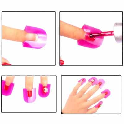 Nail cover frames for acrylic, gel, and nail art protection, easy to apply, reusable, and perfect for do-it-yourself manicures and professional nail artist results.