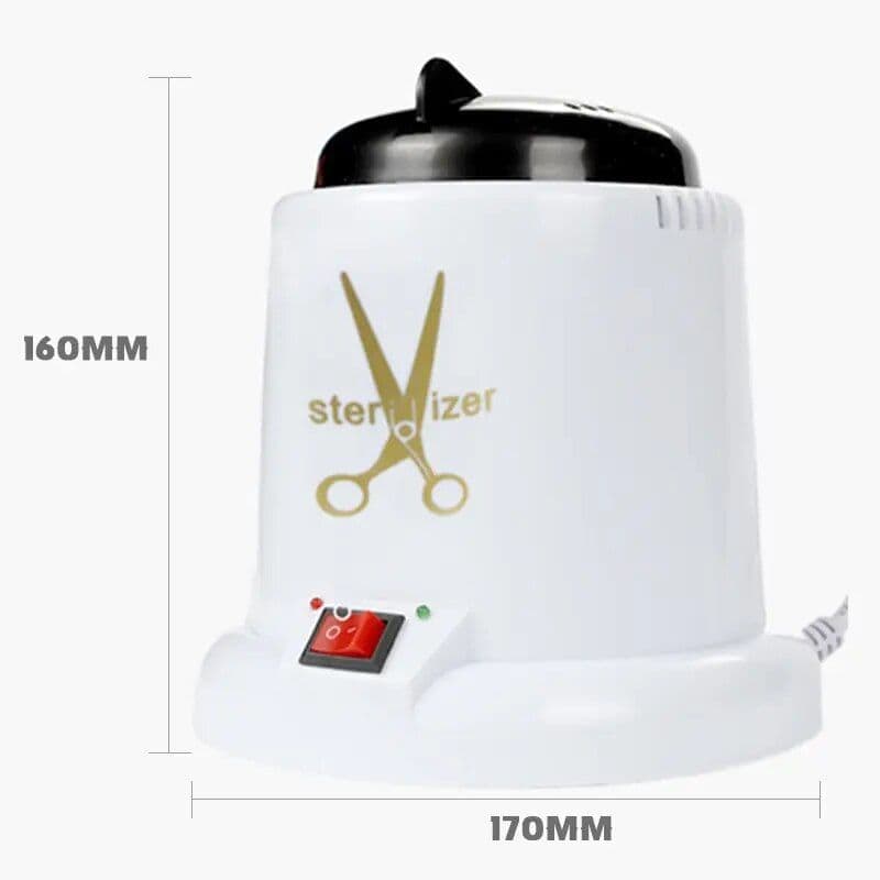 Portable medical sterilizer for surgical tools and dental equipment, compact and efficient sterilization device for clinics and salons.