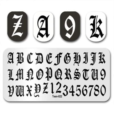 Stylish Gothic Letter Fonts for Tattoos & Design.