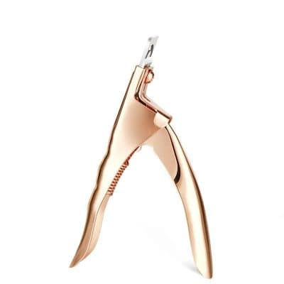 High-quality rose gold eyebrow tweezers for precise hair removal, ideal for beauty salons and professional facial grooming. Durable, stylish, and designed for easy use.
