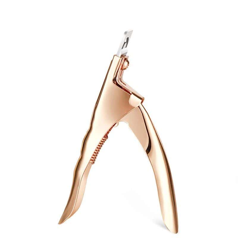 High-quality rose gold eyebrow tweezers for precise hair removal, ideal for beauty salons and professional facial grooming. Durable, stylish, and designed for easy use.