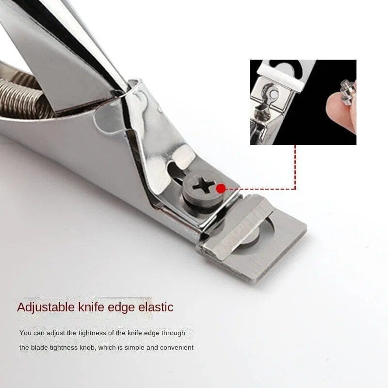 Precision knife edge adjustment for optical instruments and eyewear glasses.