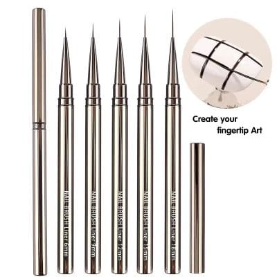 High-quality precision eyeliner brush pens for detailed makeup applications, artistic fingertip art, and professional cosmetics. Perfect for beauty enthusiasts and makeup artists.