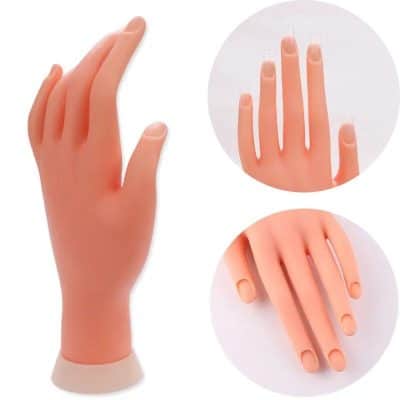 High-quality mannequin hand for skincare, manicure, or jewelry display, ideal for beauty salons, retail stores, and product photography.