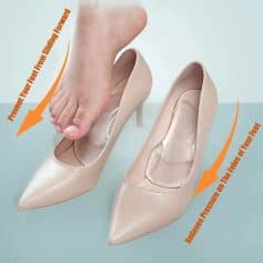 Comfortable high heels for pregnancy and foot care solutions.