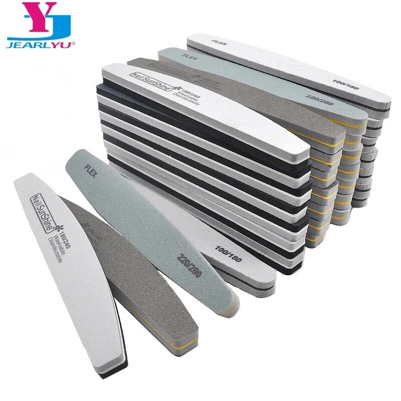 High-quality nail files for professional manicures and pedicures, available in various grits for smooth nail shaping and smoothing. Durable, reliable, essential tools for nail care.