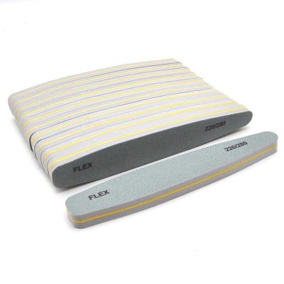 Heel care file for callus removal and skin smoothing in podiatric treatments.