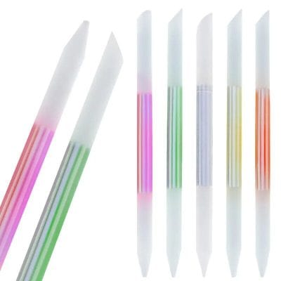 High-quality, multi-colored gel nail files ideal for shaping and smoothing nails at Monalisa Store, promoting healthy and beautiful nails with professional-grade tools.