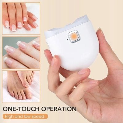 High-speed laser for nail fungus removal and health improvement. Safe, effective, and painless with one-touch operation. Ideal for professional and at-home use for nail care and fungal infection treatment.