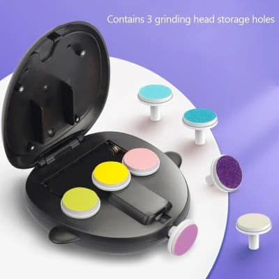 LED nail curing lamp with multiple colored light caps for eyelash extensions and nail art healing. Portable and easy to use for beauty professionals.