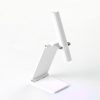 Modern white adjustable phone stand, lightweight and durable, perfect for hands-free use, desk setup, or video calls to keep your device stable and accessible.