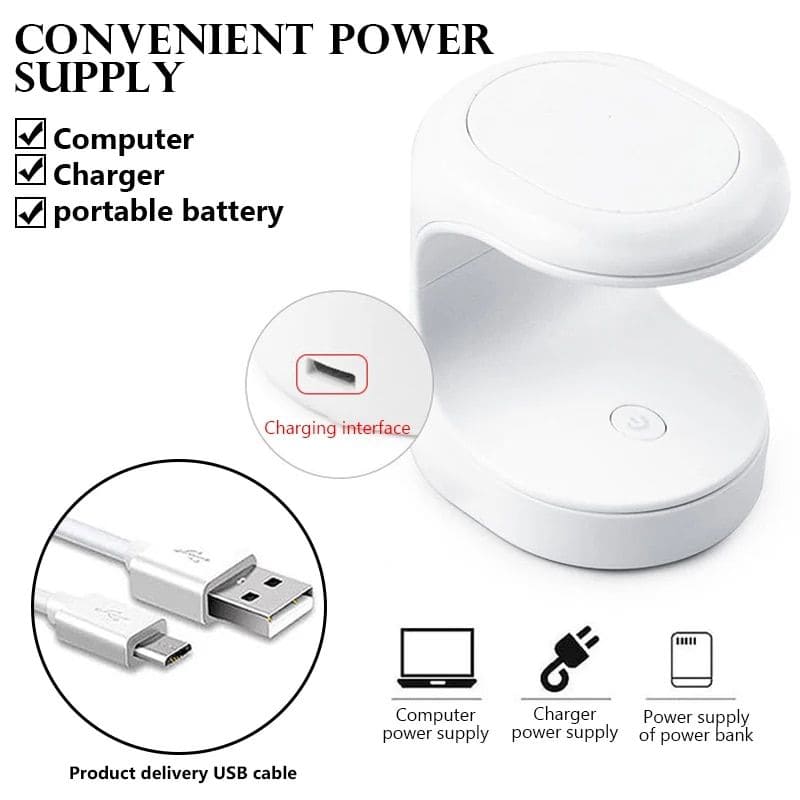 Wirelessly charge your devices with Monalisa Store's portable power bank, compatible with computers, chargers, and smartphones, offering convenience and reliable power on the go.