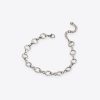 Silver chain bracelet perfect for women's jewelry collection, stylish and versatile accessory for everyday wear and special occasions, high-quality silver material.