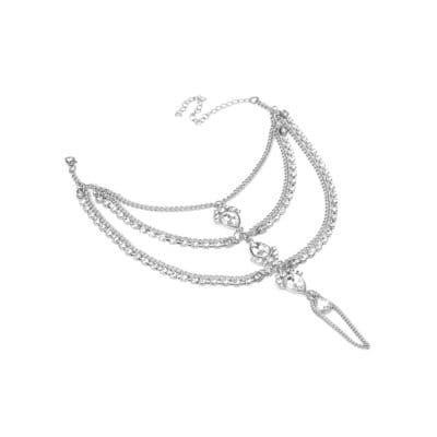 Luxurious sterling silver jewelry with sparkling gemstones, perfect for fashion-forward women and special occasions. Elevate your style with our trendy and high-quality jewelry collection.