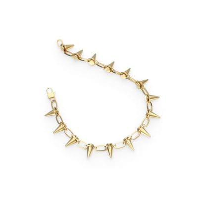 Elegant gold spike necklace perfect for trendy fashion and jewelry fans. High-quality, stylish, and ideal for accessories or gift options from Monalisa Medical Store.