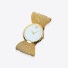 Elegant gold wristwatch with minimalist style, perfect for fashion-conscious women.