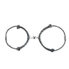 Stylish silver bracelets featuring braided design, knot accents, and secure clasp, perfect for everyday fashion and special occasions. Explore Monalisa Store's jewelry collection.