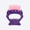 Bright pink and purple scratch therapy brush for skincare and scalp massage, designed for stress relief and scalp health, available at Monalisa Store.
