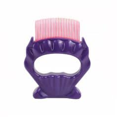 Colorful children's hairbrush with ergonomic design, suitable for all hair types, promoting healthy hair care for kids.