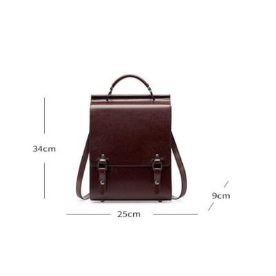 Stylish leather backpack for women and men, perfect for travel, work, and daily use. Features durable design, adjustable straps, and spacious compartments. Ideal for fashion-forward individuals.