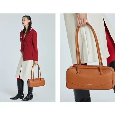 Elegant tan leather handbag ideal for fashion-forward women, perfect for daily use or special occasions. Enhance your style with this versatile, high-quality accessory from Monalisa Store.