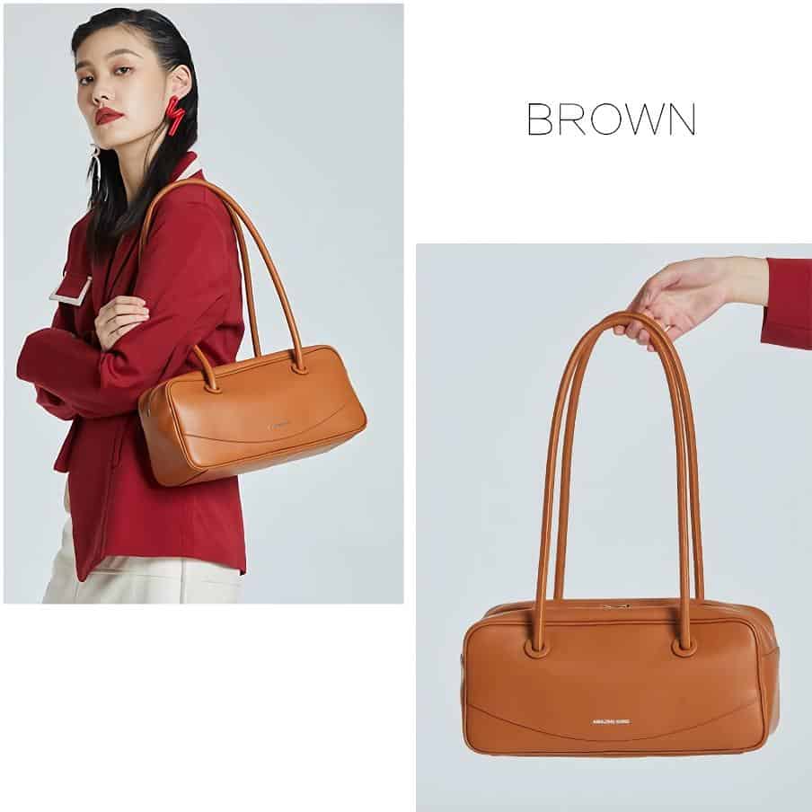 High-quality brown leather women’s tote bag, perfect for everyday use and fashionable styling. Durable, stylish, and spacious, ideal for work, travel, or casual outings.