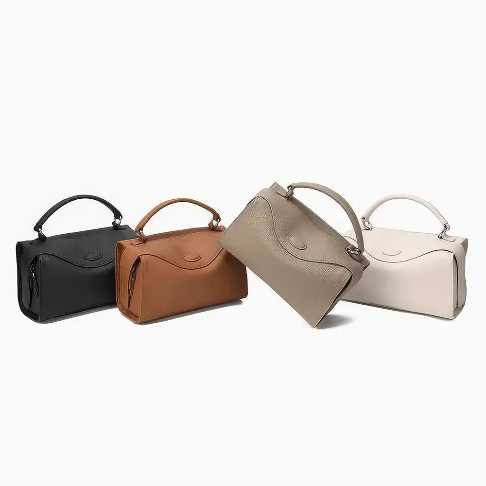 High-quality leather handbags available in black, brown, beige, and cream, perfect for stylish women. Shop Monalisa Store for premium, fashionable, and durable designer handbags.
