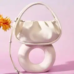 Chic white purse with a modern design, perfect for fashion-forward women, available at Monalisa Store.