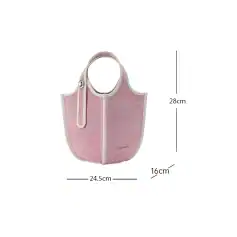 Optical tote bag with large capacity for women, stylish pink design, ideal for daily use, shopping, and casual outings, features durable material and comfortable handles.