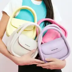 Vibrant pastel-colored handbags perfect for fashion-forward women, available at Monalisa Store. Shop stylish, high-quality bags for everyday use and special occasions.