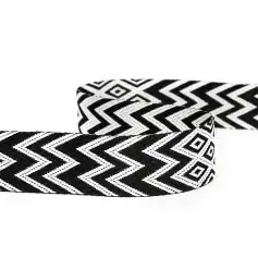 High-quality black and white patterned eyeglass strap for secure and stylish glasses wear. Perfect accessory for daily use, sports, or outdoor activities, offering comfort and convenience.