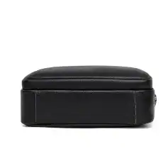 High-quality black leather storage case for eyewear, glasses, and accessories, designed for durability and style. Perfect for organizing and protecting your optometry tools and eyewear essentials.
