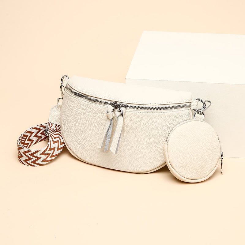 A stylish collection of eye accessories including designer glasses cases and pouches in elegant white leather, perfect for protecting and carrying your eyewear.
