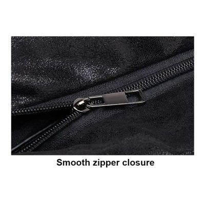 Durable smooth zipper for elegant bag closure, high-quality craftsmanship, reliable and easy to open and close, perfect for stylish accessories or luggage.