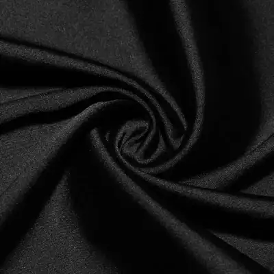 Luxurious black textile fabric ideal for custom eyewear cases, providing durability and style.