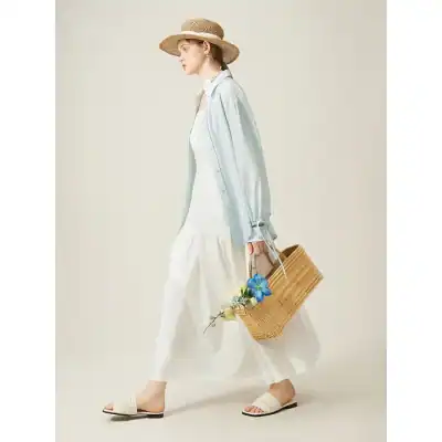 Stylish women's spring clothing and accessories.