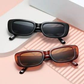 Stylish black and brown sunglasses from Monalisa Store, perfect for fashionable eyewear enthusiasts seeking high-quality, trendy optical accessories and sun protection.